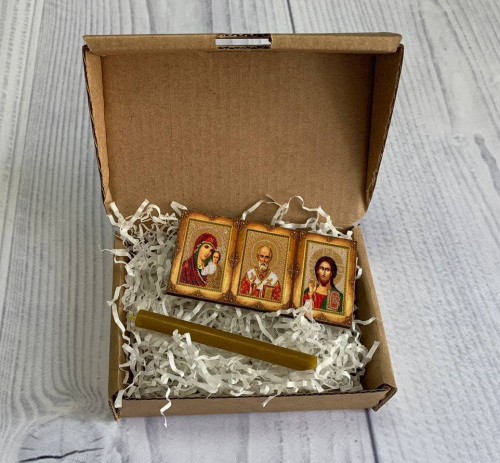 Освященная икона в машину "Спаси и Сохрани", 5*8 см фото 3 Освященная икона в машину "Спаси и Сохрани", 5*8 см фото 3